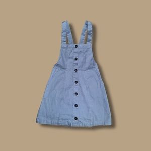Honey Belle Blue Overall Style Dress